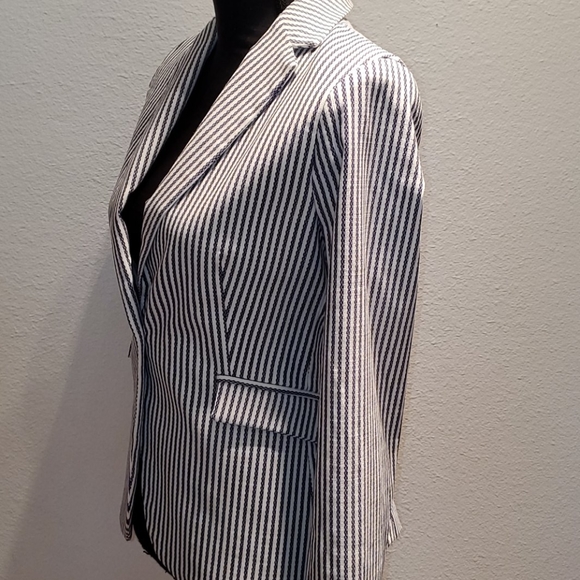 Rachel Zoe pinstripe jacket sz small - Picture 5 of 10